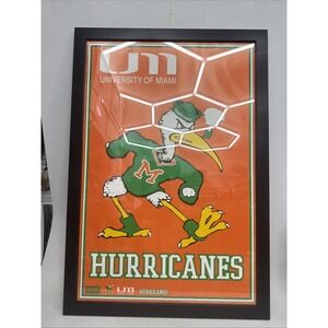 Vintage 1991 Sebastian the Ibis UM poster collegiate license Product MINT 23"/36